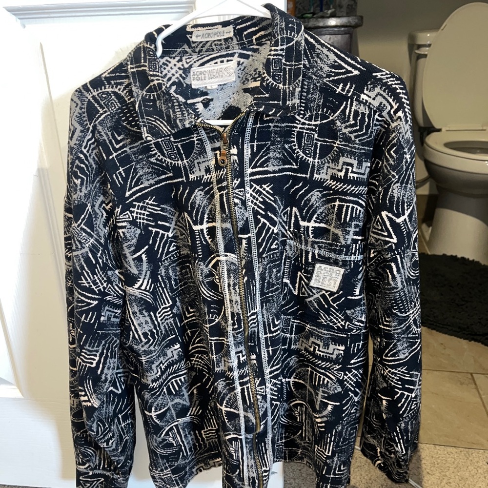Zip up cloth shirt